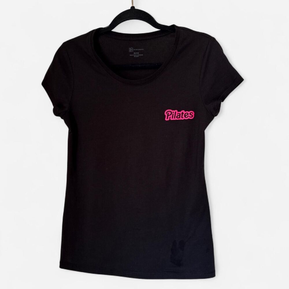 Club Pilates Women's Black T-shirt